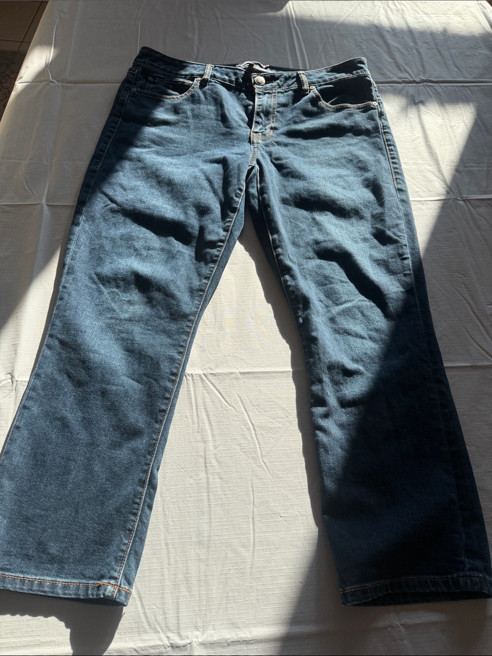 CAbi Womens Dark Blue New Crop Jeans